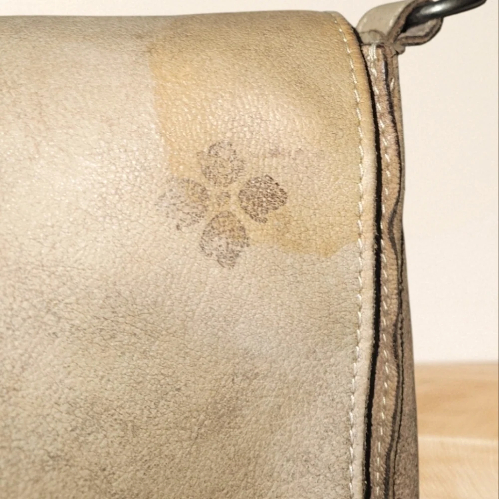 Patricia Nash Armeno Stylish Tan Leather Studded Rustic Travel Backpack